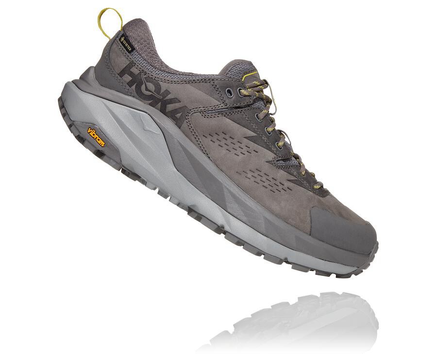 Zapatillas Trail Hoka One One Hombre - Kaha Bajas Gore-Tex - Gris - JRT561378